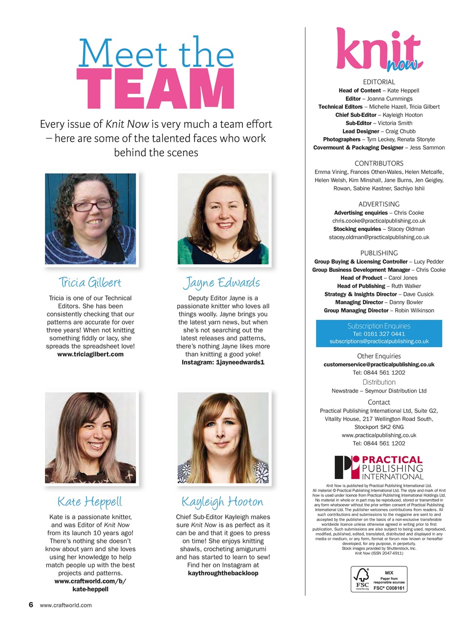 Knit Now Preview Pages