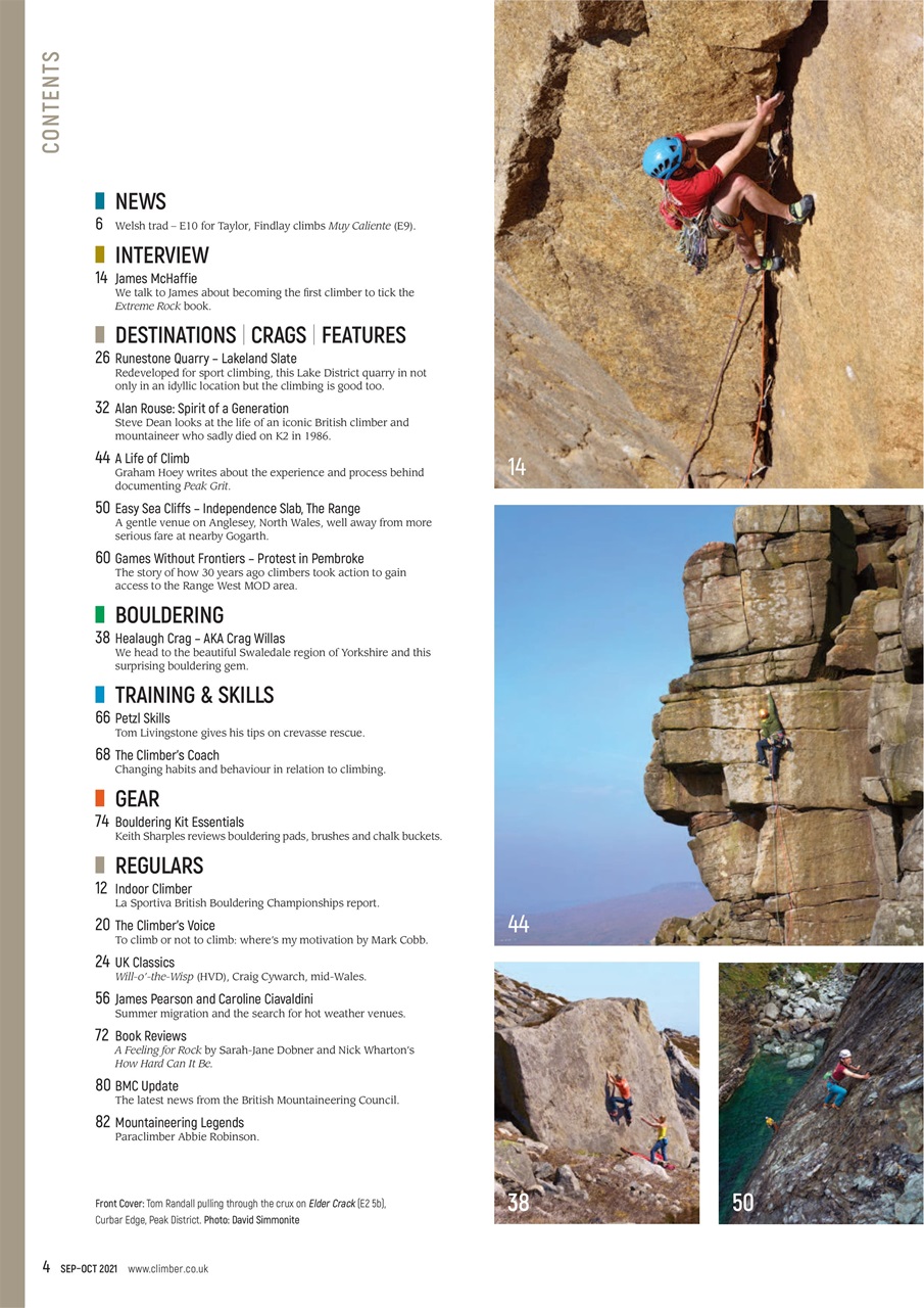 Climber Preview Pages