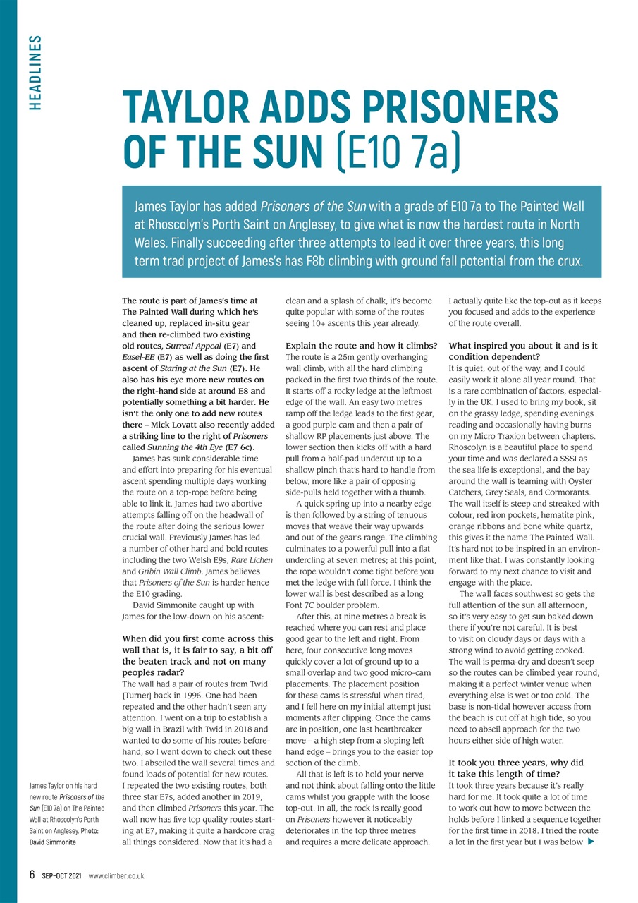 Climber Preview Pages