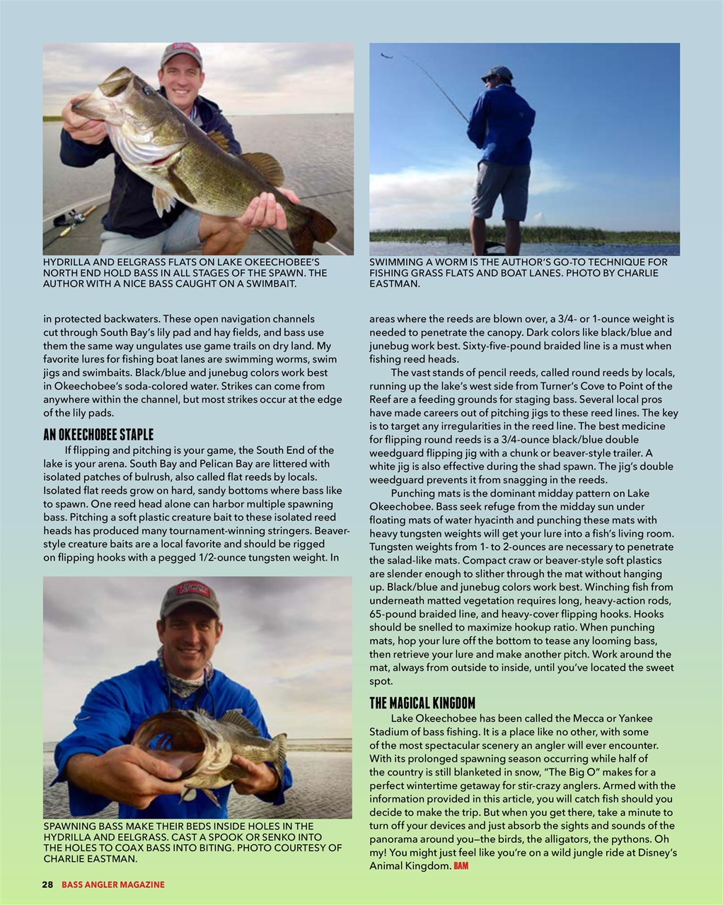 BASS ANGLER MAGAZINE Preview Pages