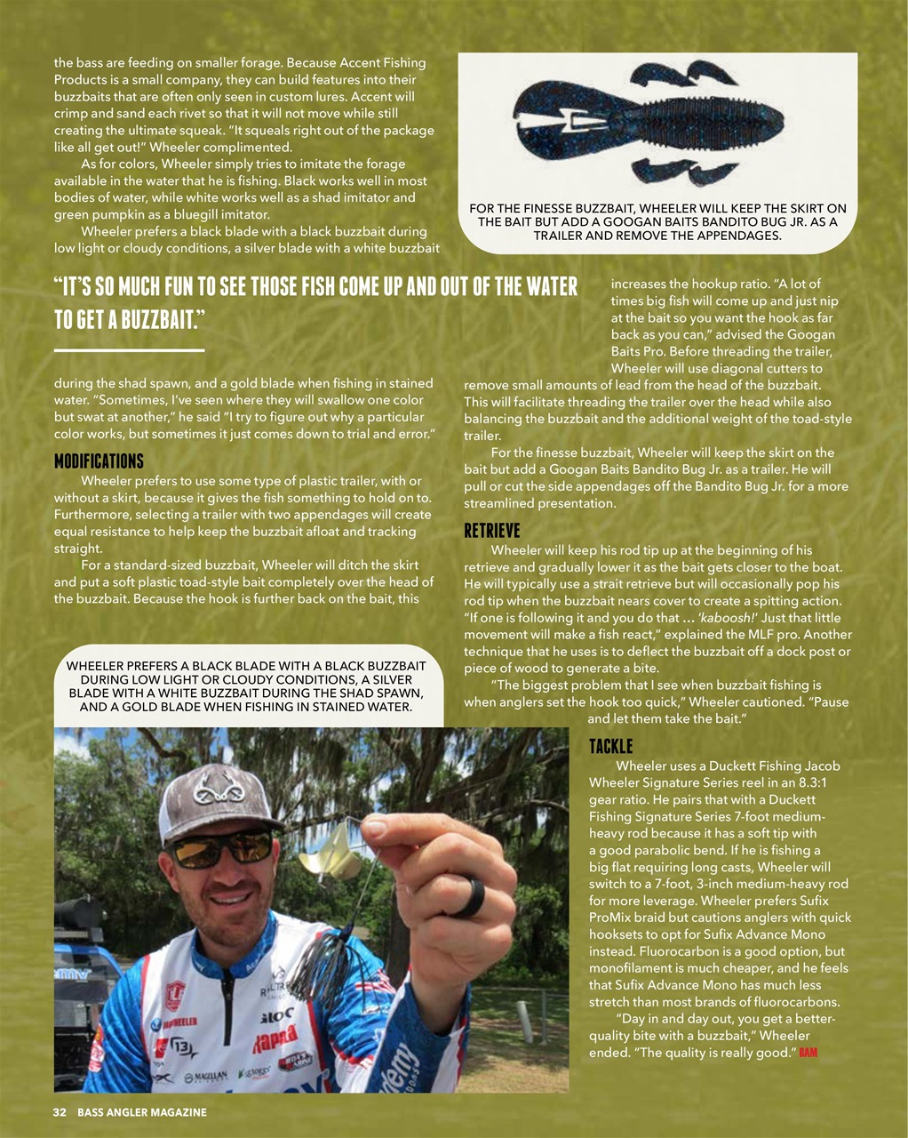BASS ANGLER MAGAZINE Preview Pages