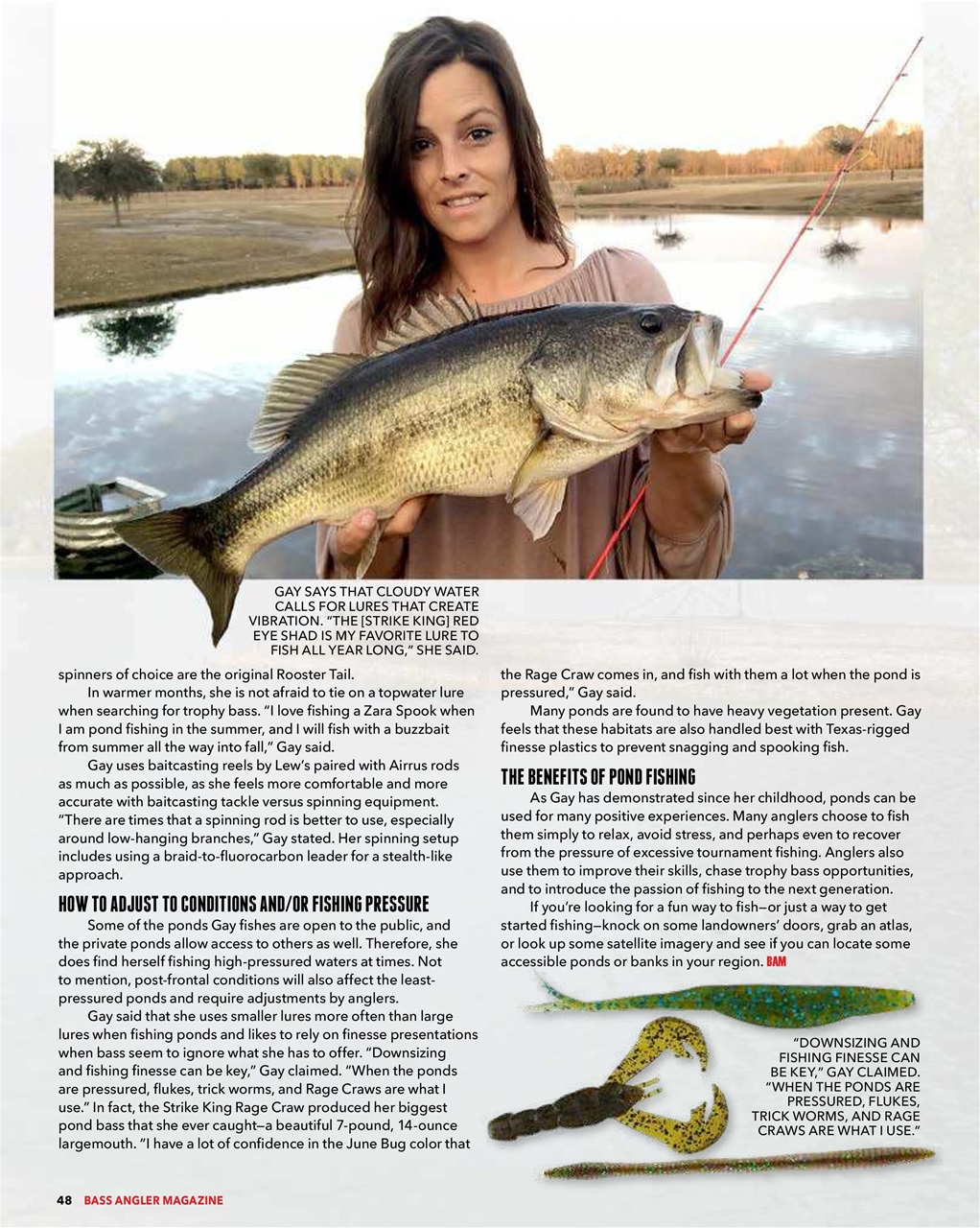 BASS ANGLER MAGAZINE Preview Pages