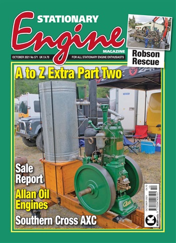 Stationary Engine issue Oct-21