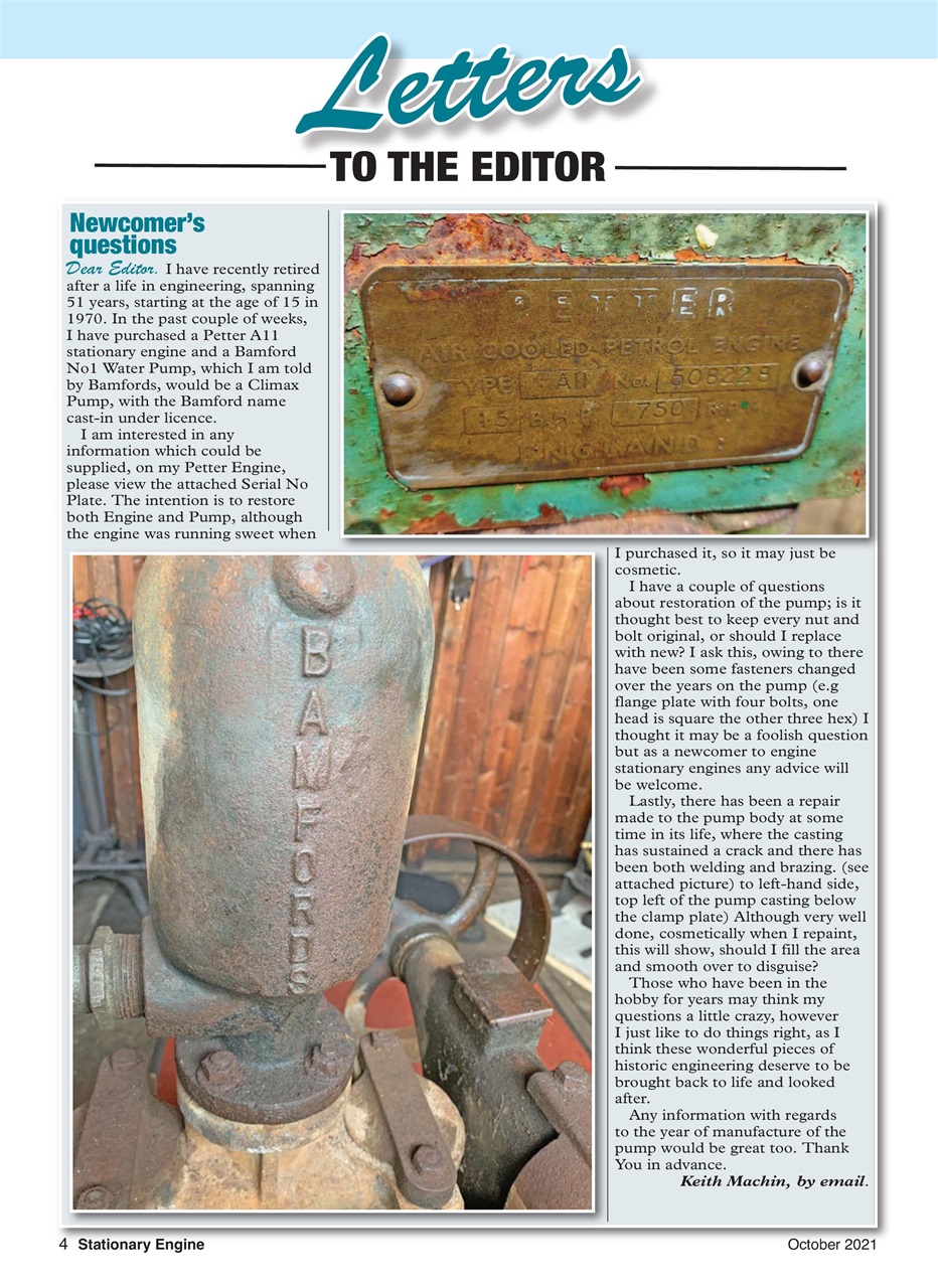 Stationary Engine Preview Pages