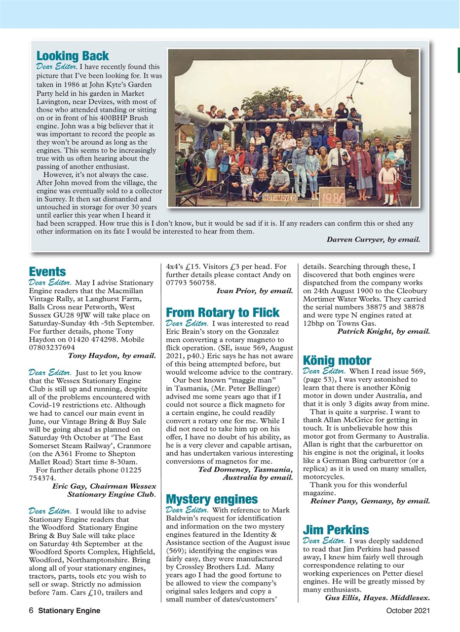 Stationary Engine Preview Pages