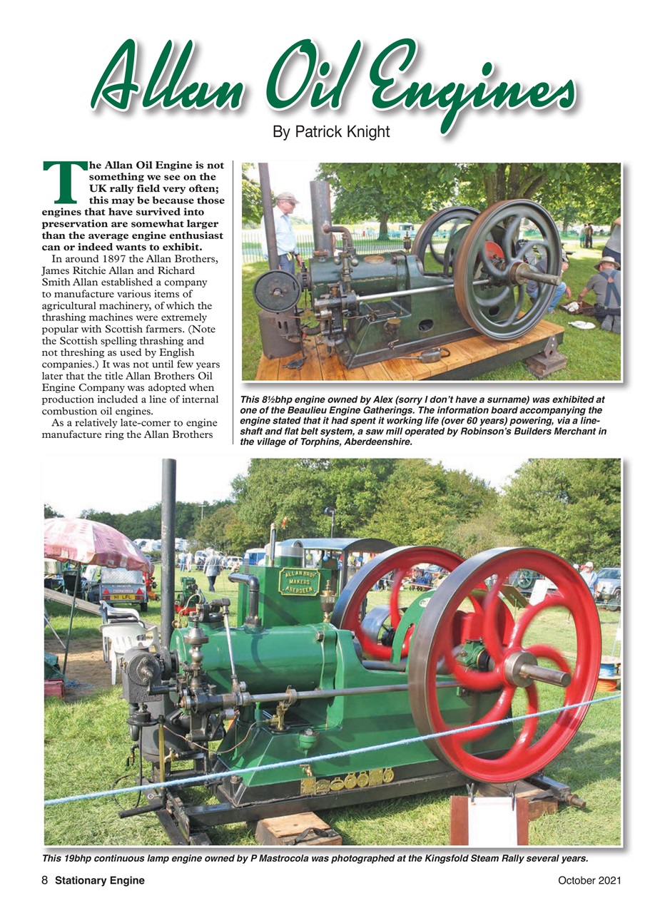 Stationary Engine Preview Pages