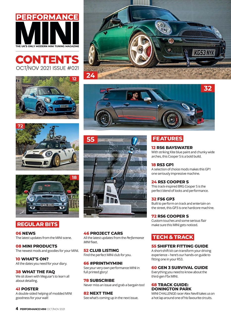 Performance Mini Preview Pages