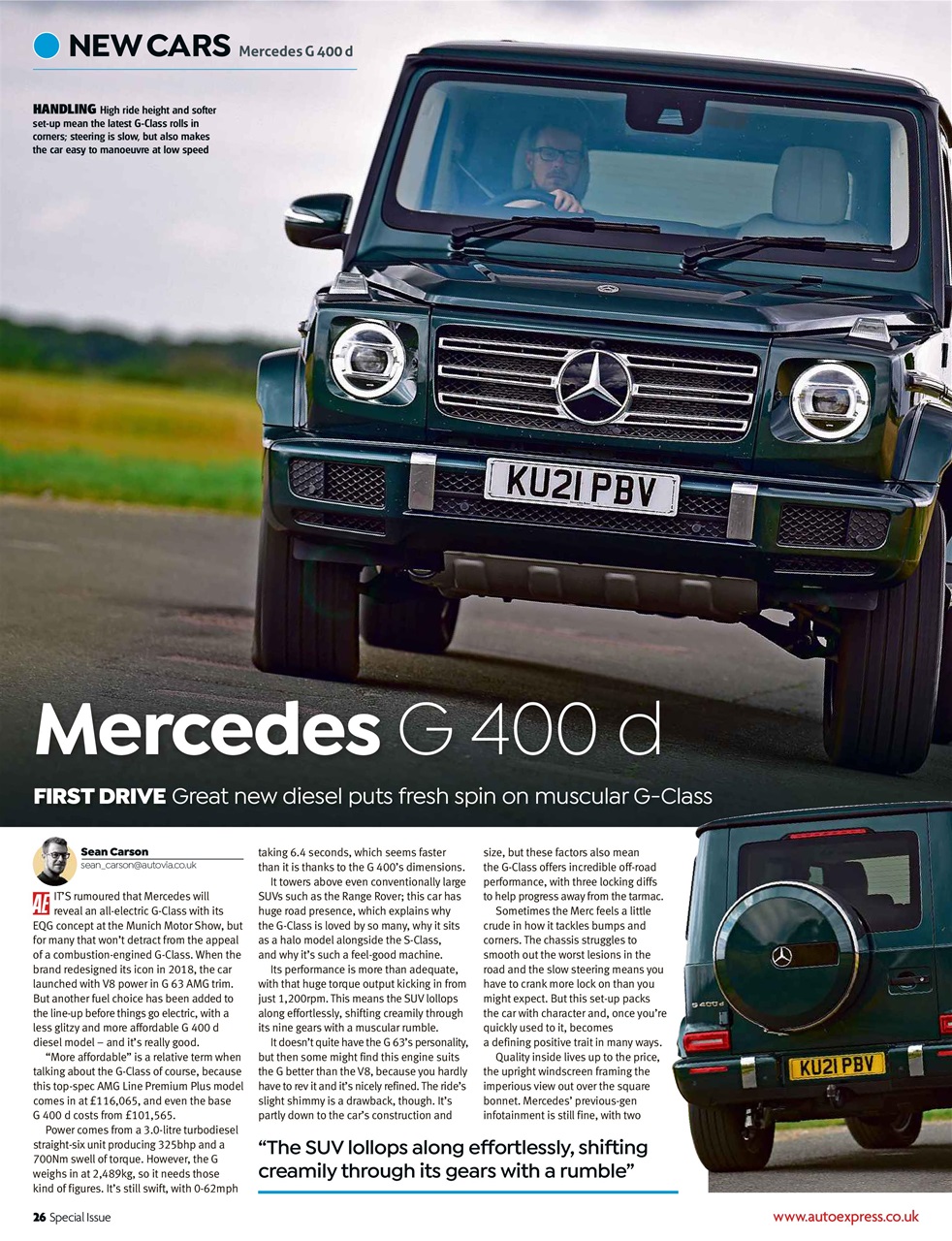 Auto Express Preview Pages