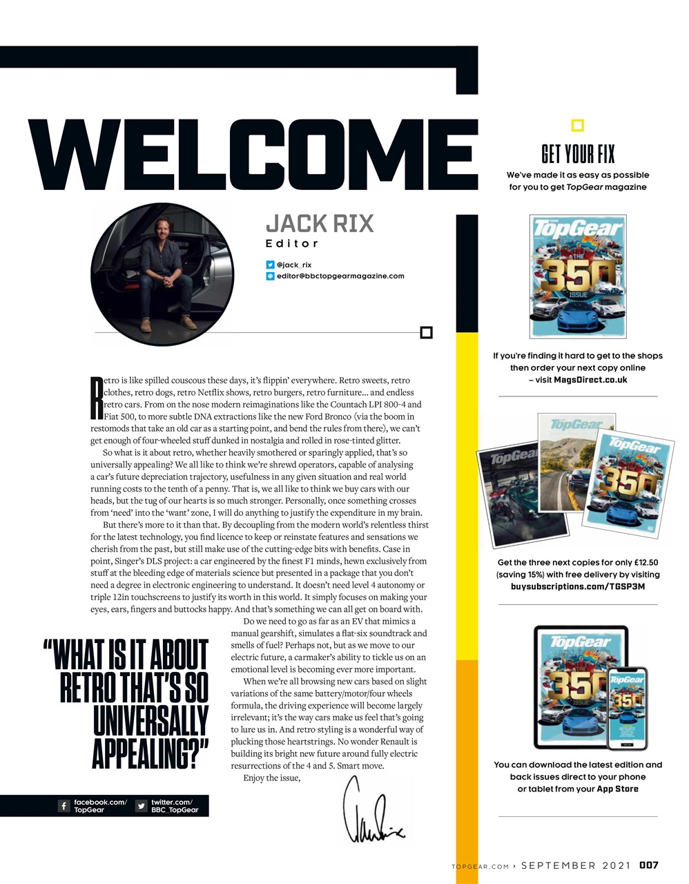 BBC Top Gear Magazine Preview Pages