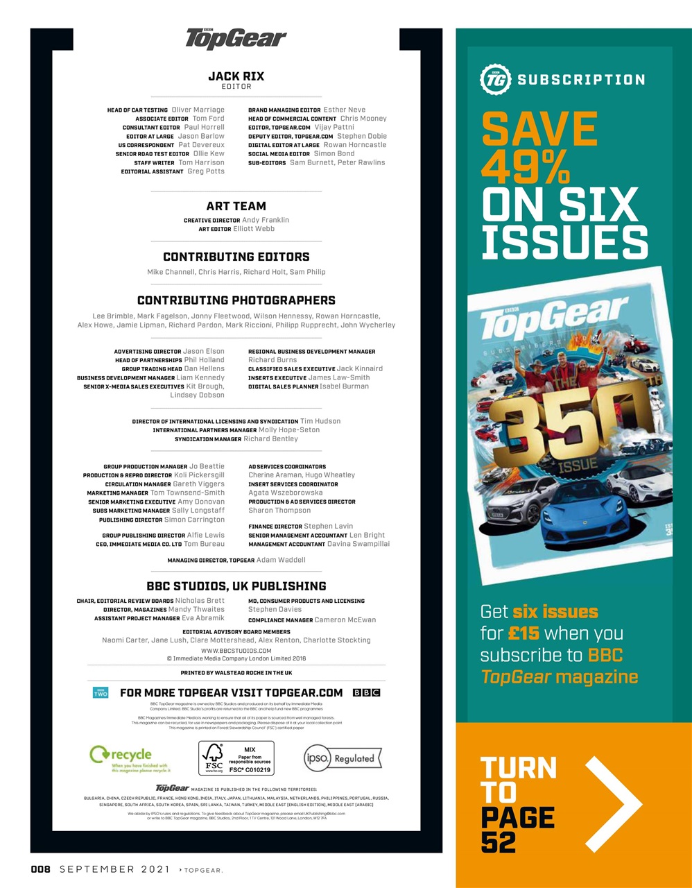 BBC Top Gear Magazine Preview Pages