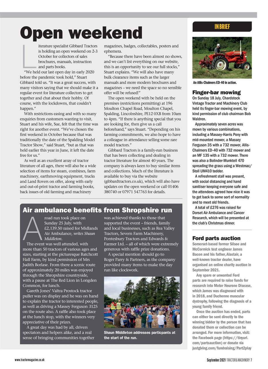 Tractor & Machinery Preview Pages