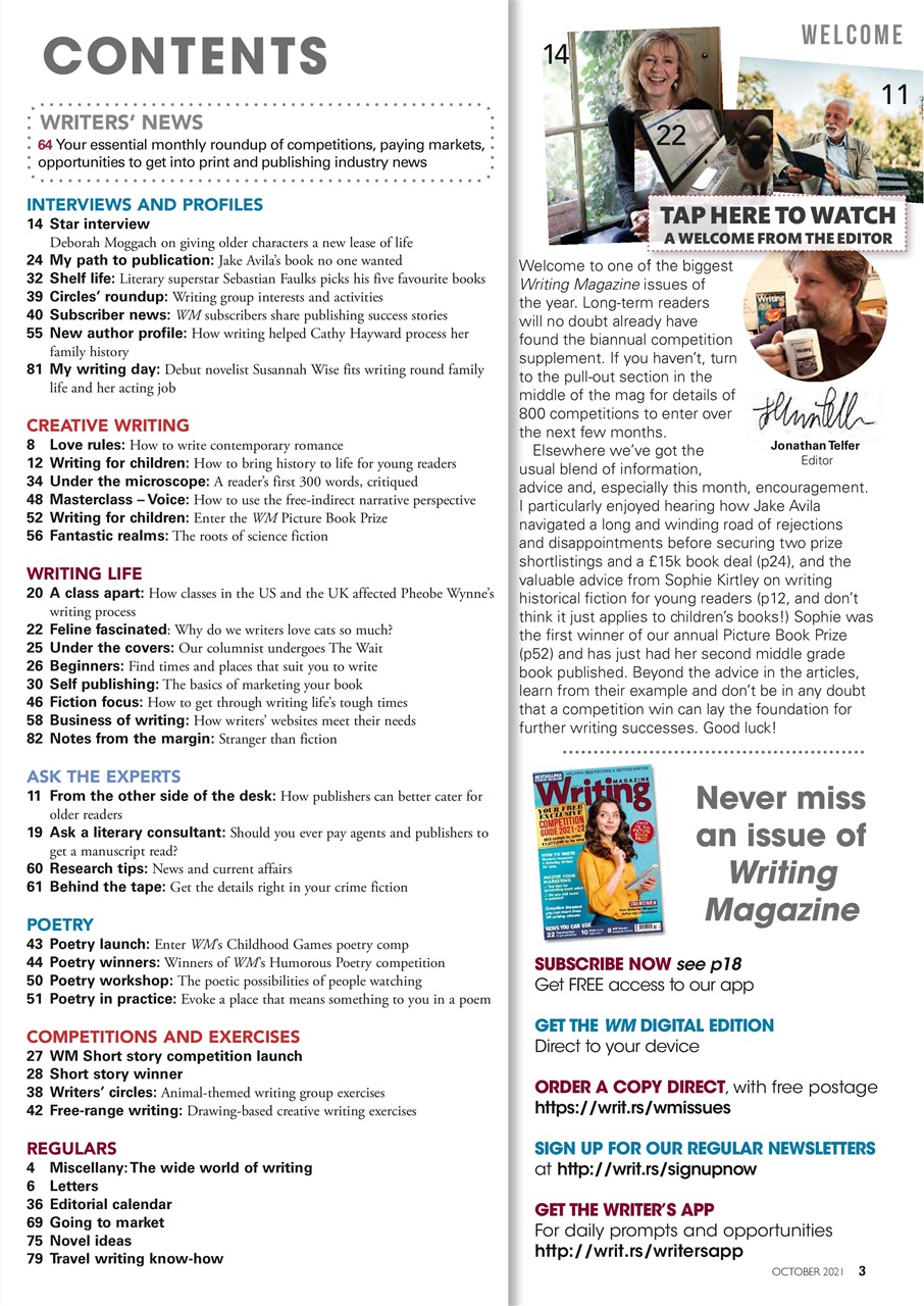 Writing Magazine Preview Pages