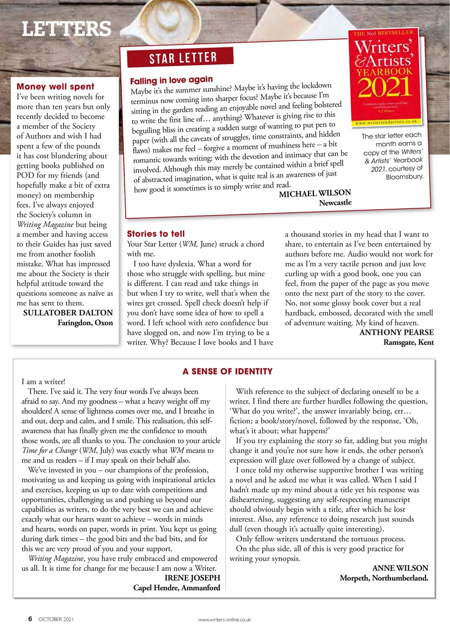 Writing Magazine Preview Pages