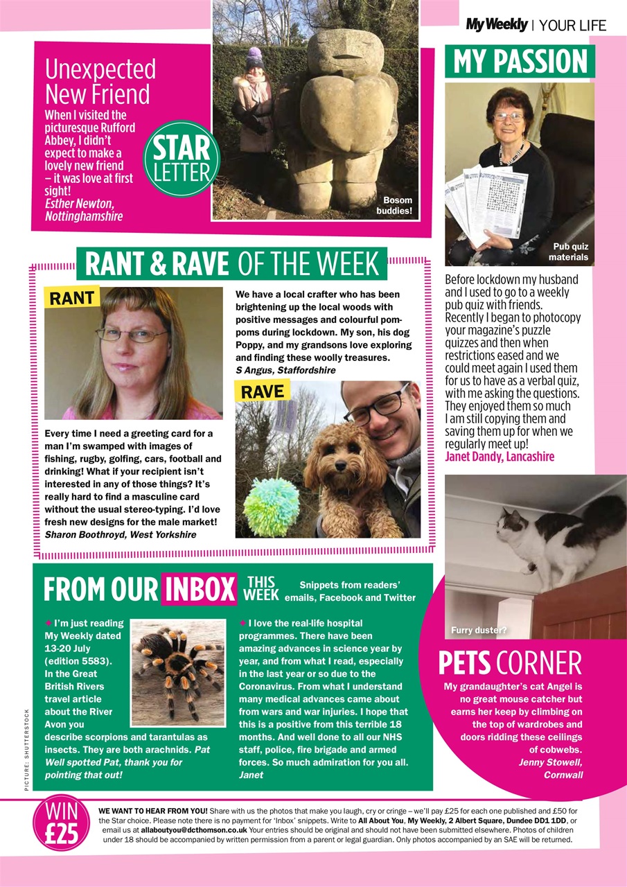 My Weekly Preview Pages