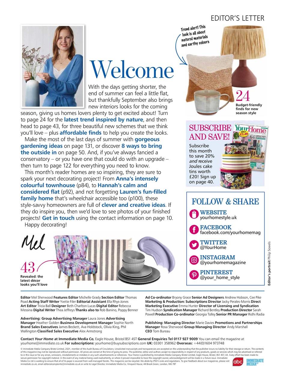 Your Home Magazine Preview Pages
