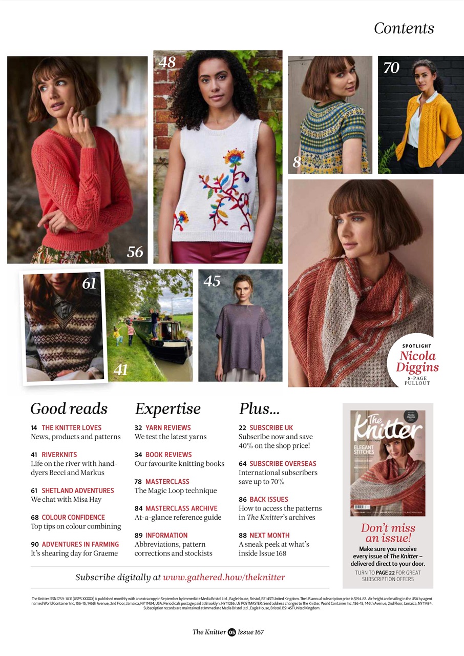 The Knitter Preview Pages