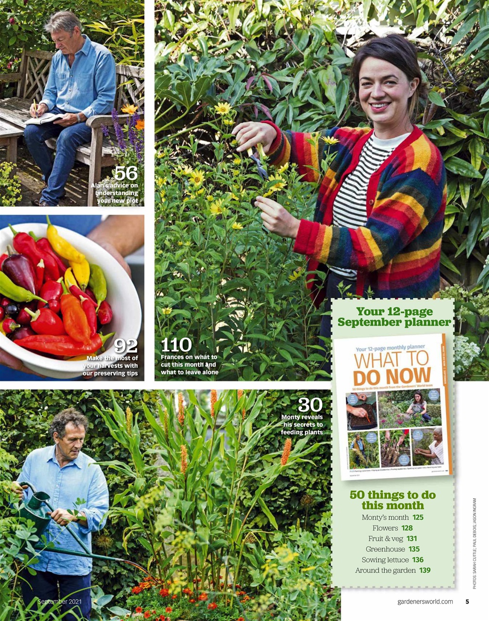 BBC Gardeners’ World Magazine Preview Pages