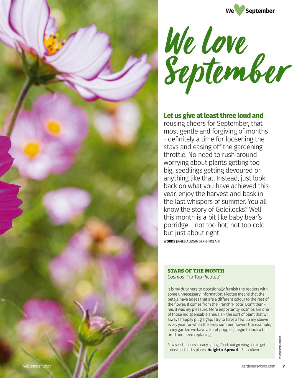 BBC Gardeners’ World Magazine Preview Pages