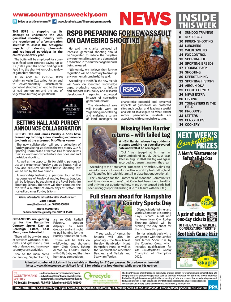 Countryman's Weekly Preview Pages