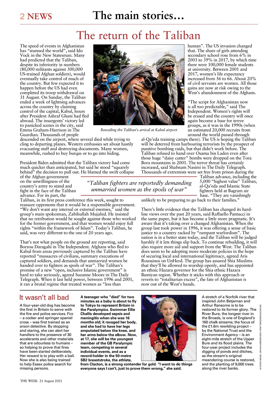 The Week Preview Pages