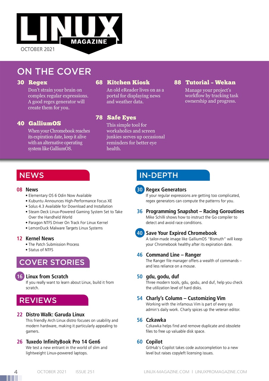 Linux Magazine Preview Pages