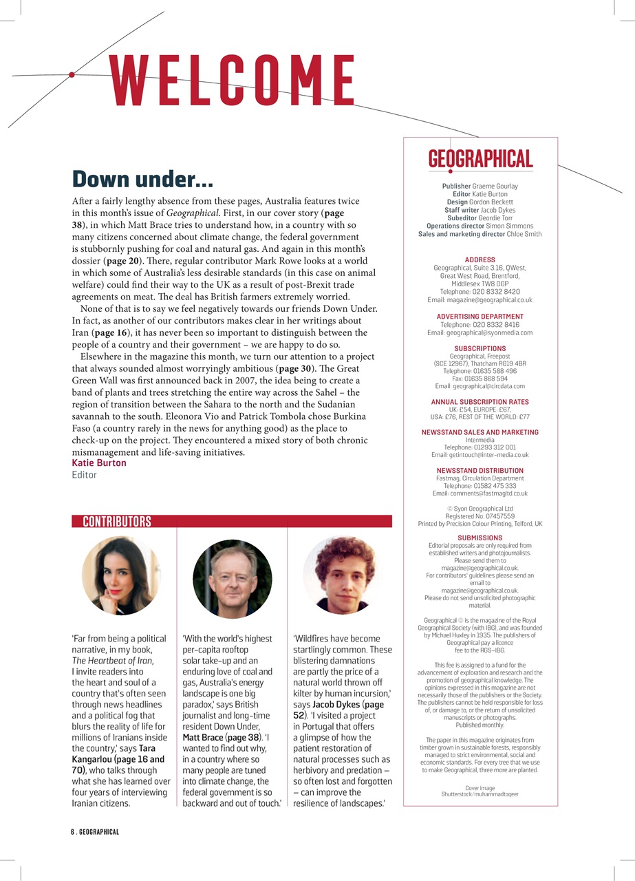 Geographical Preview Pages