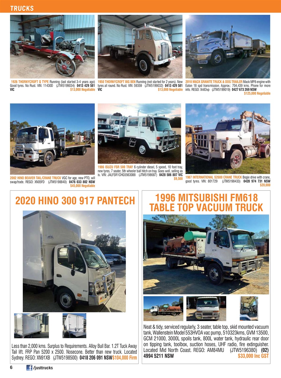 JUST TRUCKS Preview Pages