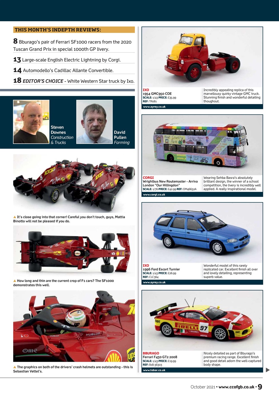 Diecast Collector Preview Pages