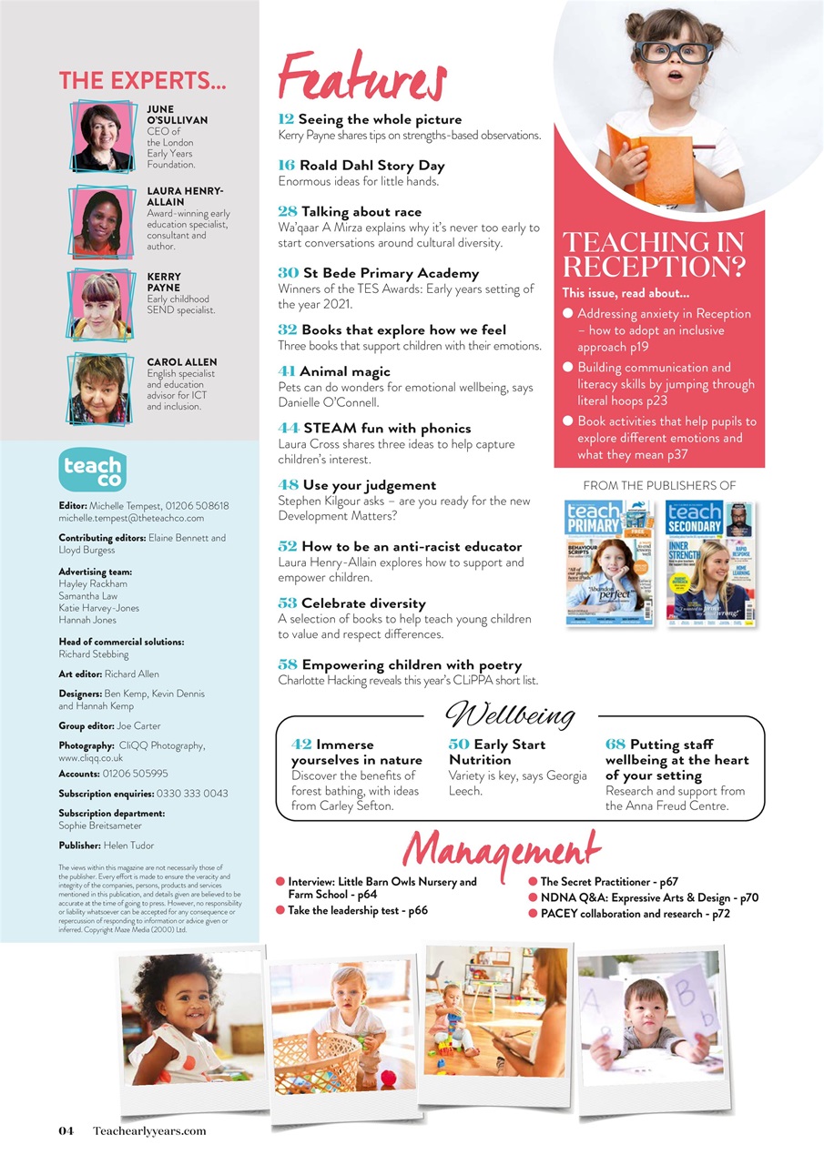 Teach Early Years Preview Pages