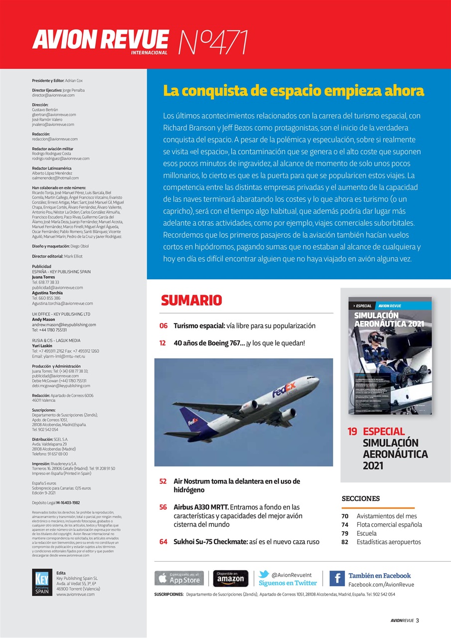 Avion Revue Internacional Preview Pages