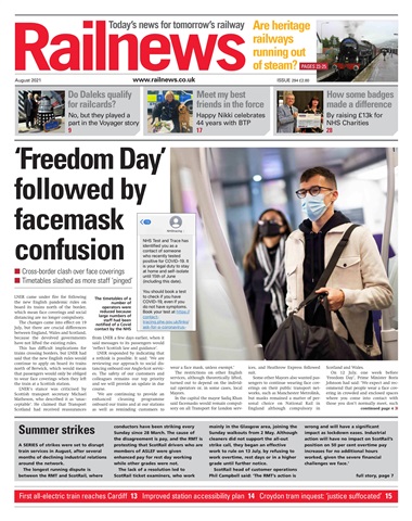 Railnews issue August 2021