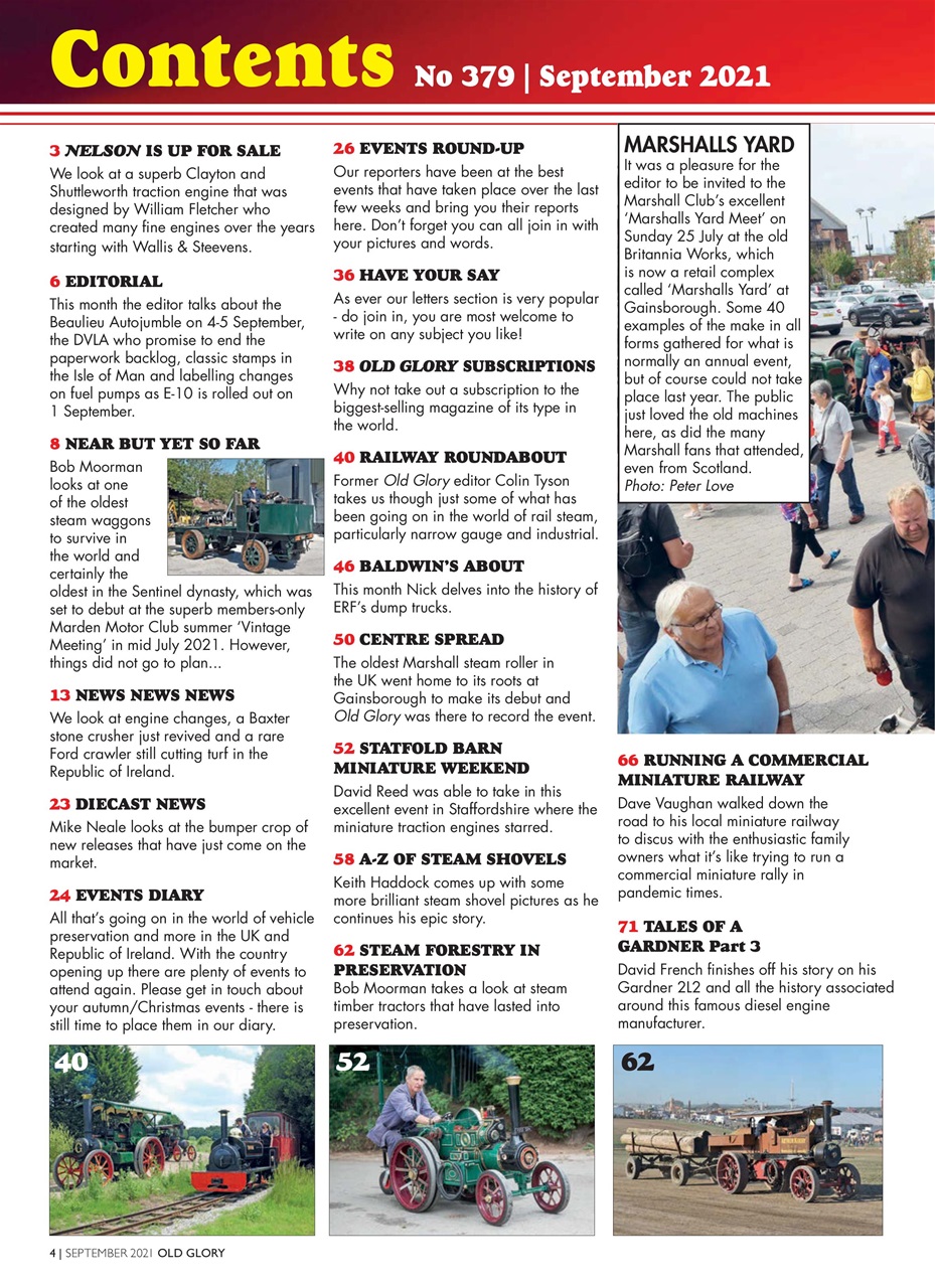 Old Glory Magazine Preview Pages