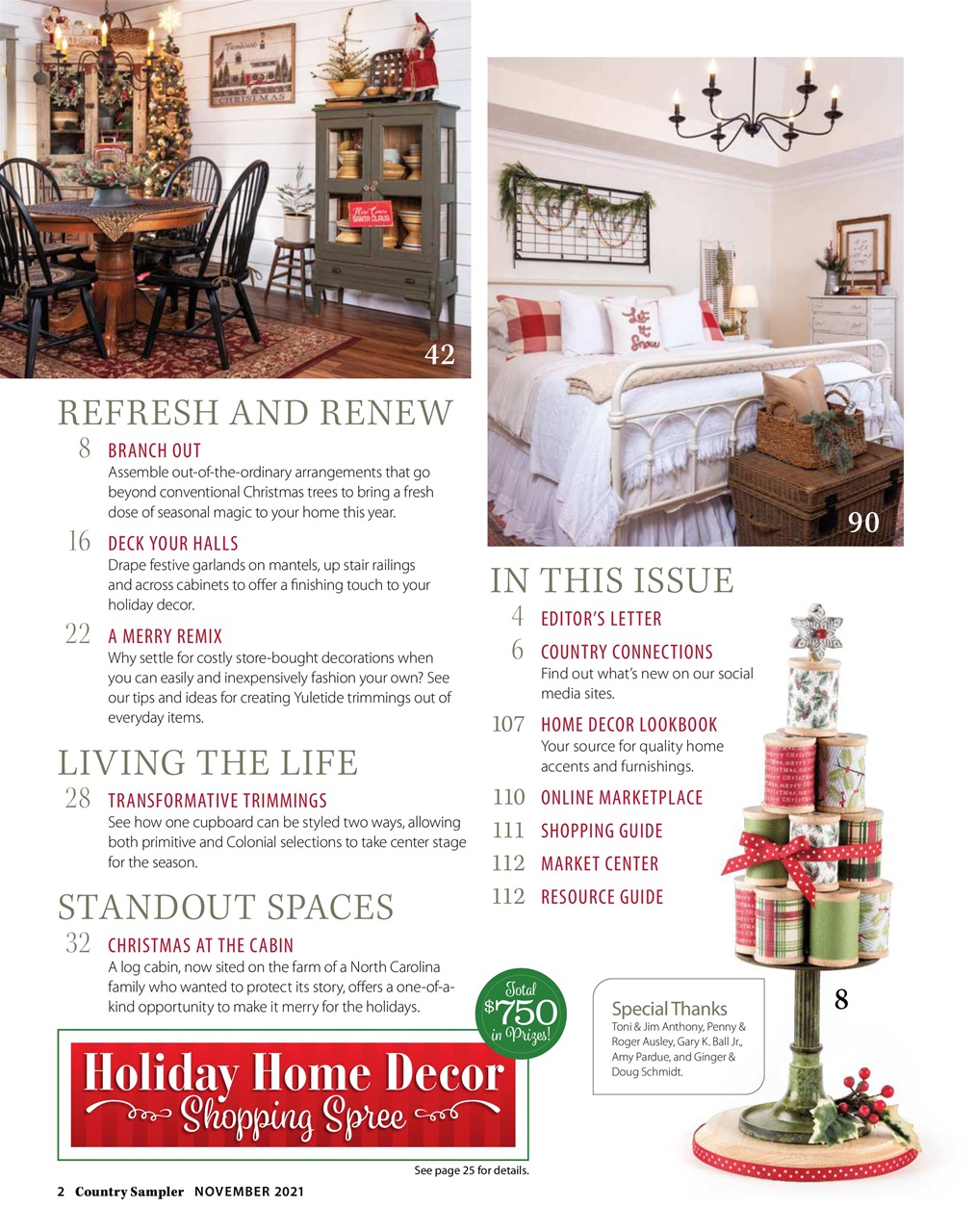 Country Sampler Home Preview Pages