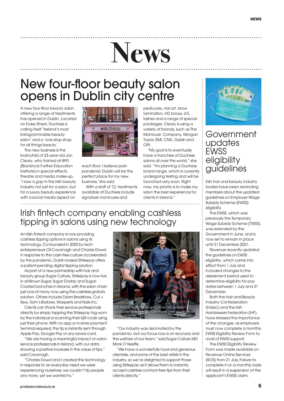 Professional Beauty & HJ Ireland Preview Pages