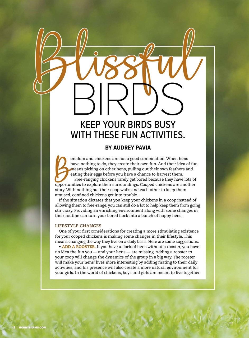 Hobby Farms Magazine Preview Pages