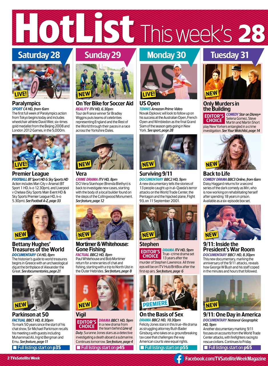TV & Satellite Week Preview Pages
