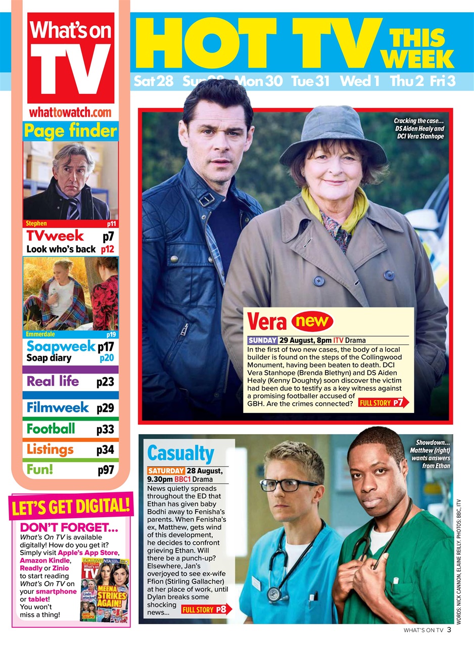 What's on TV Preview Pages