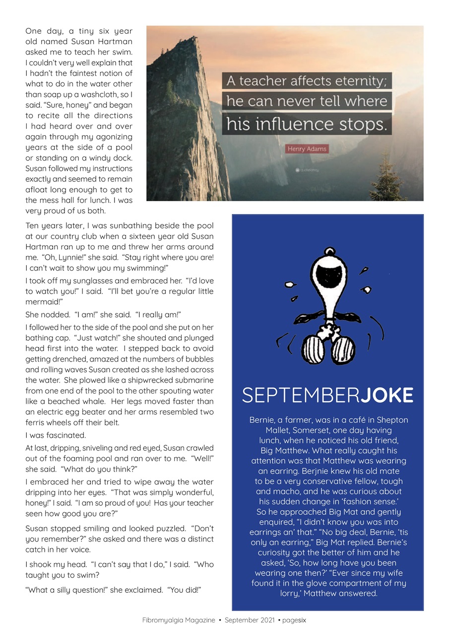 Fibromyalgia Magazine Preview Pages