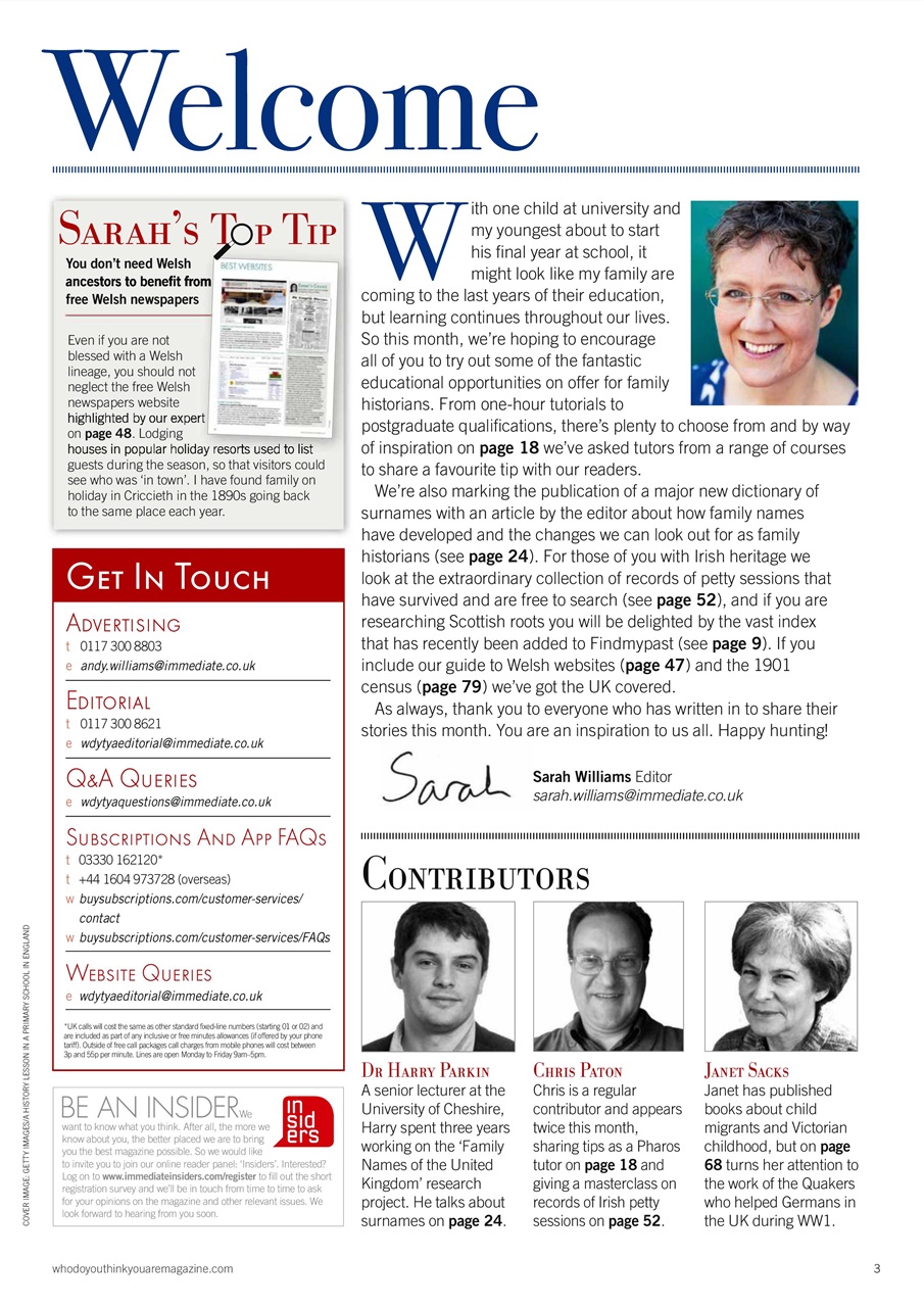 Who Do You Think You Are? Preview Pages