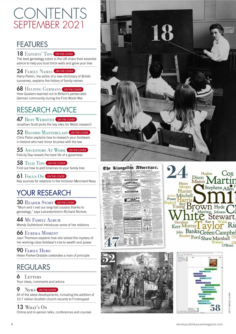 Who Do You Think You Are? Preview Pages