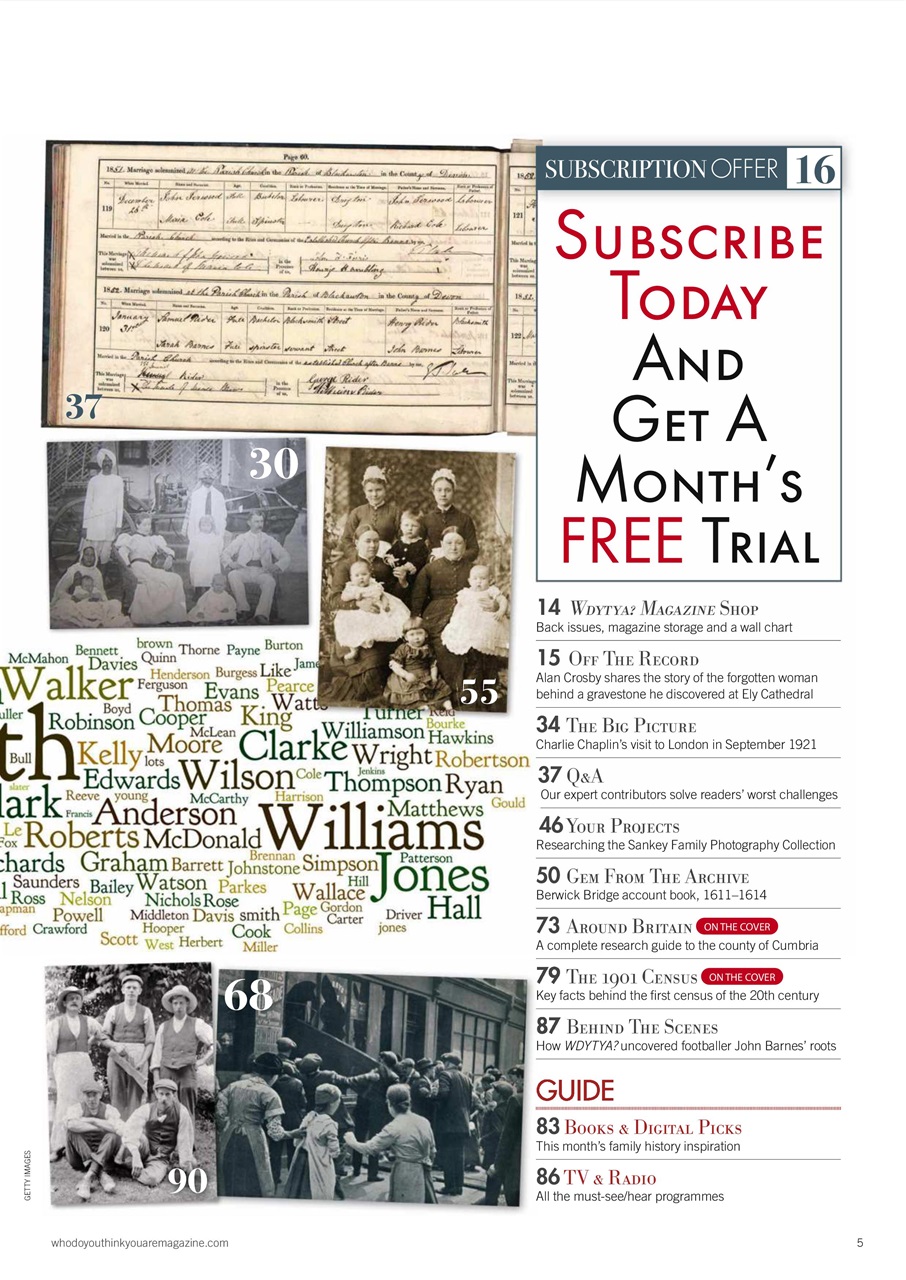 Who Do You Think You Are? Preview Pages