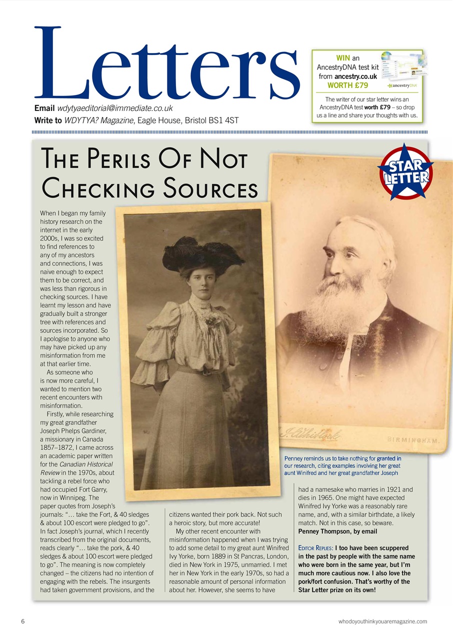 Who Do You Think You Are? Preview Pages