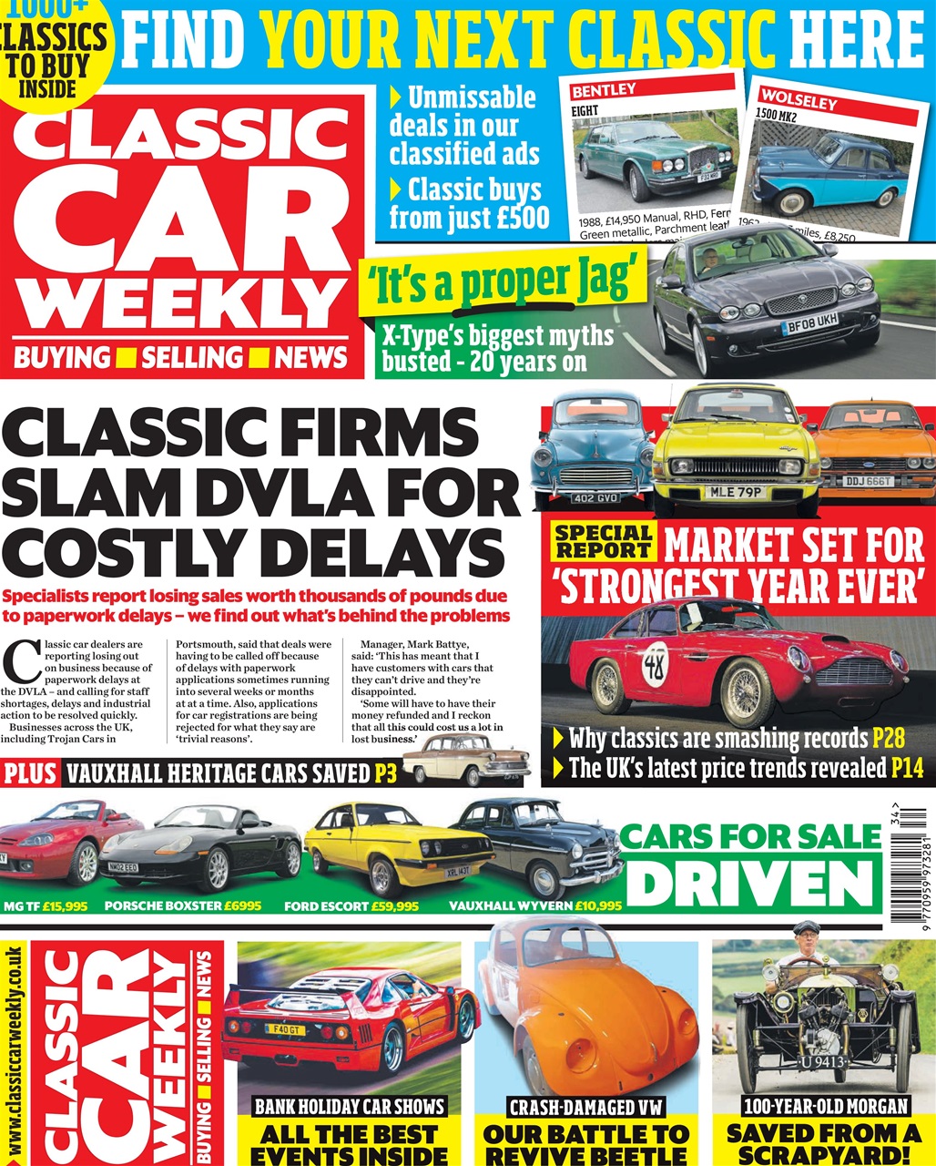 Classic Car Weekly Preview Pages