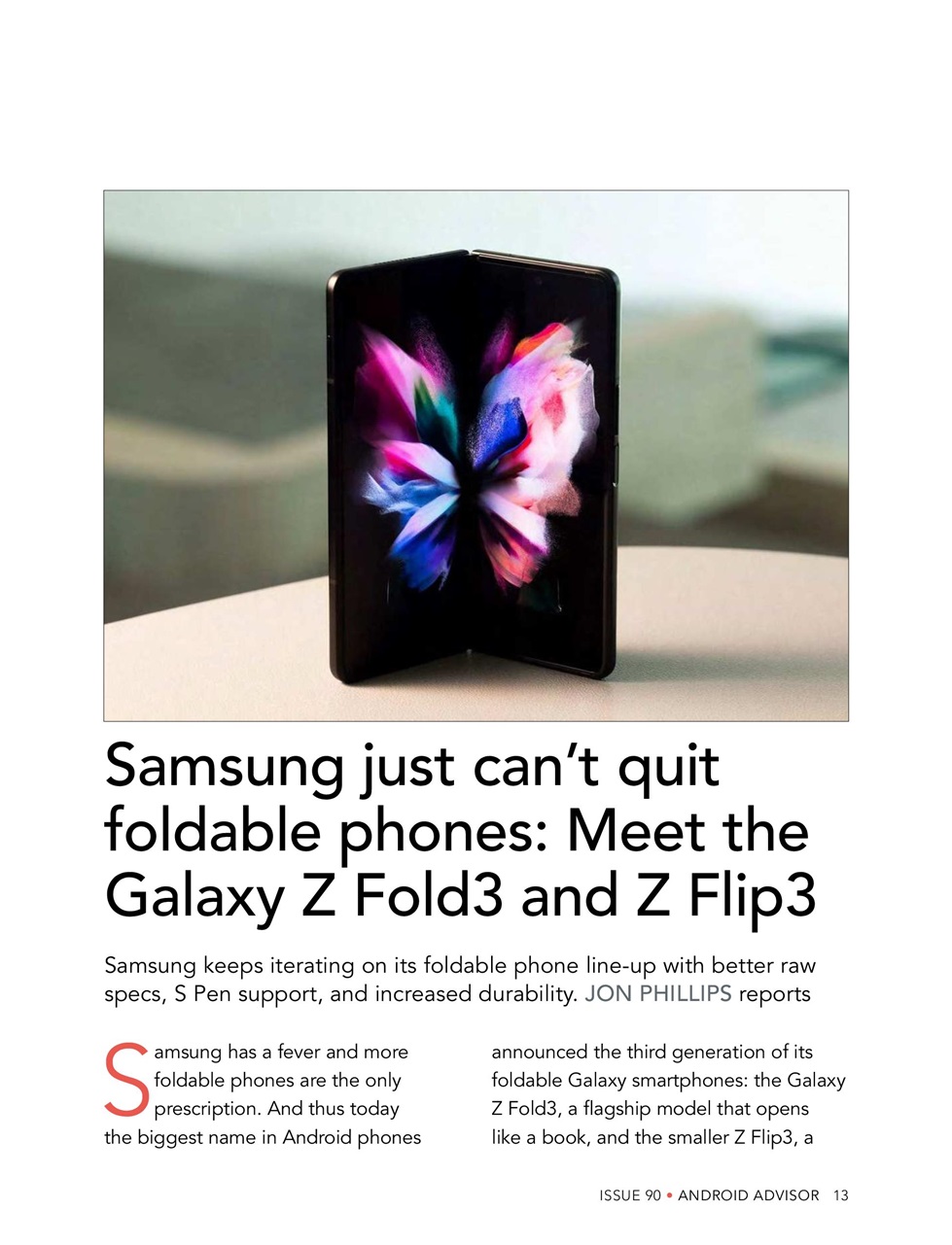 Android Advisor Preview Pages
