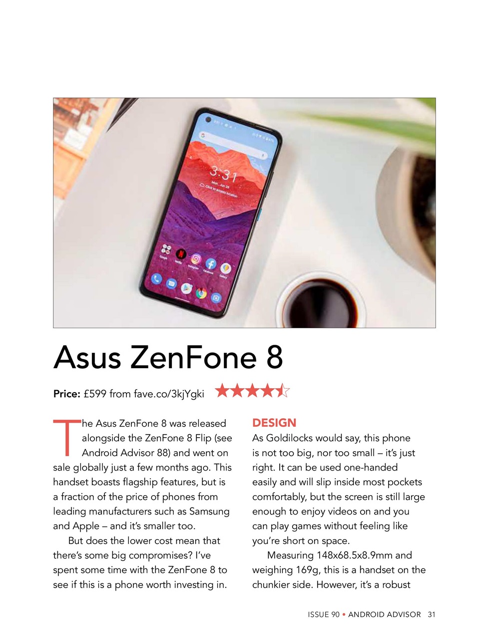 Android Advisor Preview Pages