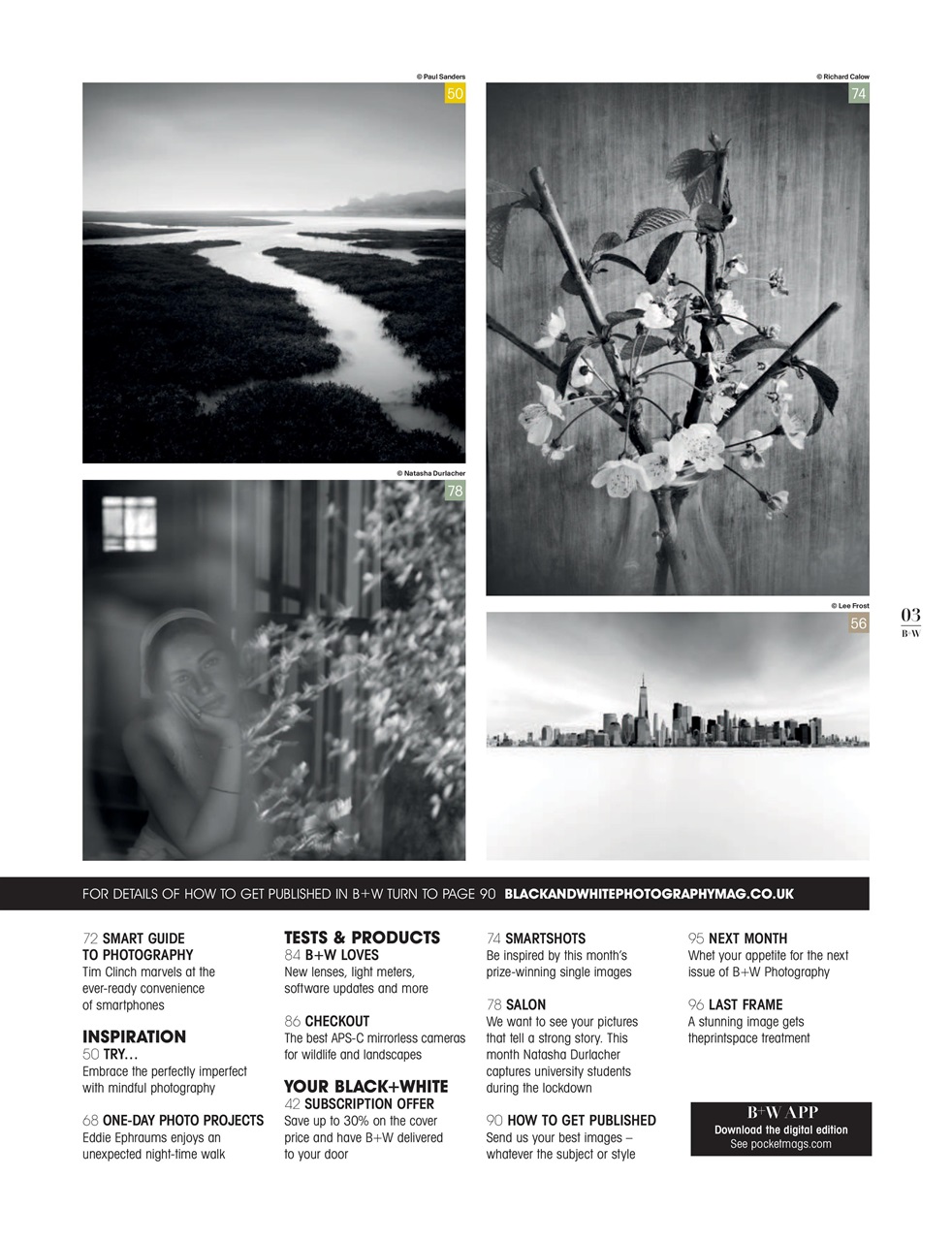 Black+White Photography Preview Pages