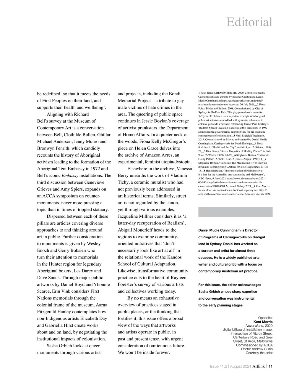 Artlink Magazine Preview Pages