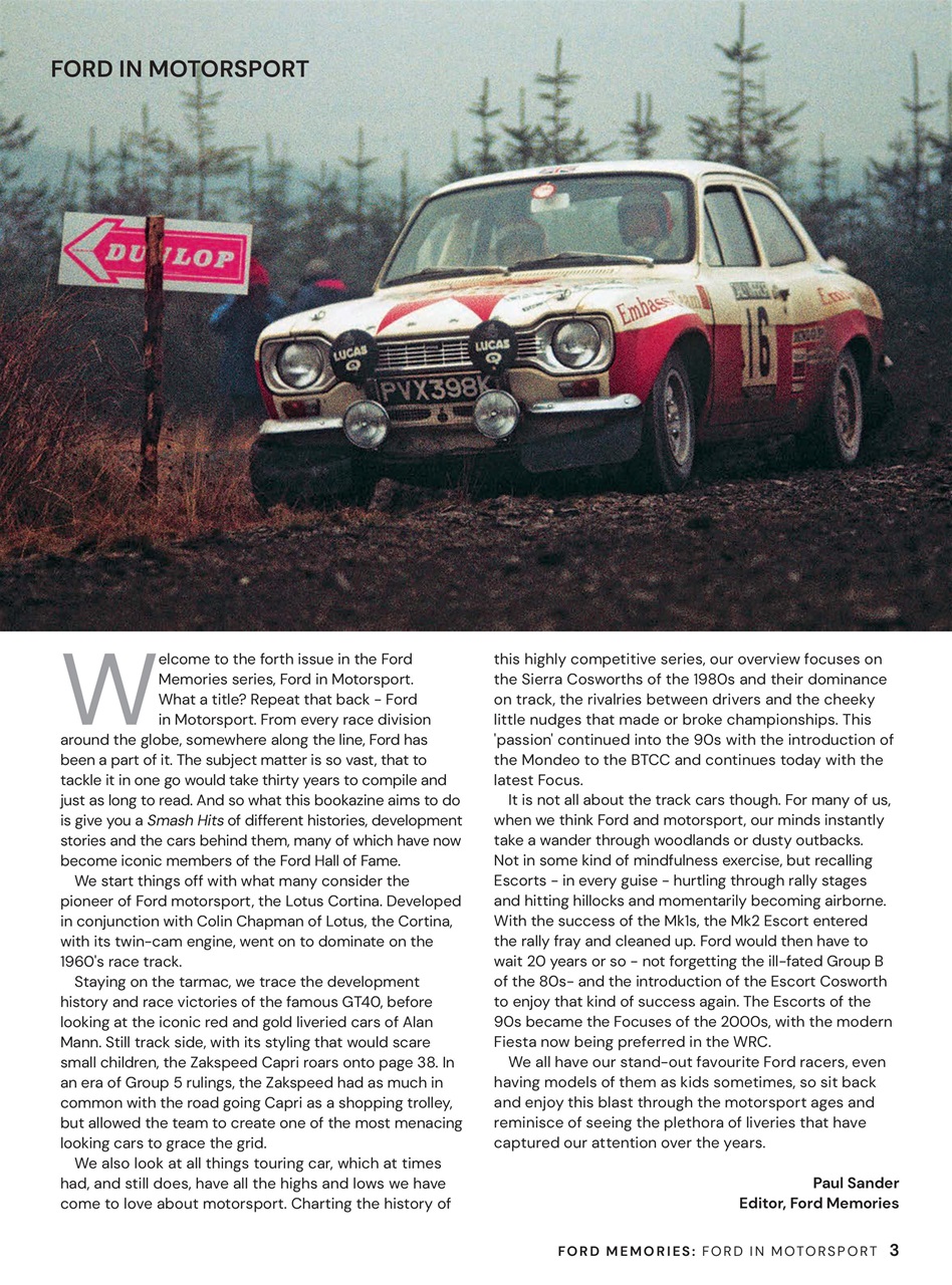 Ford Memories Preview Pages