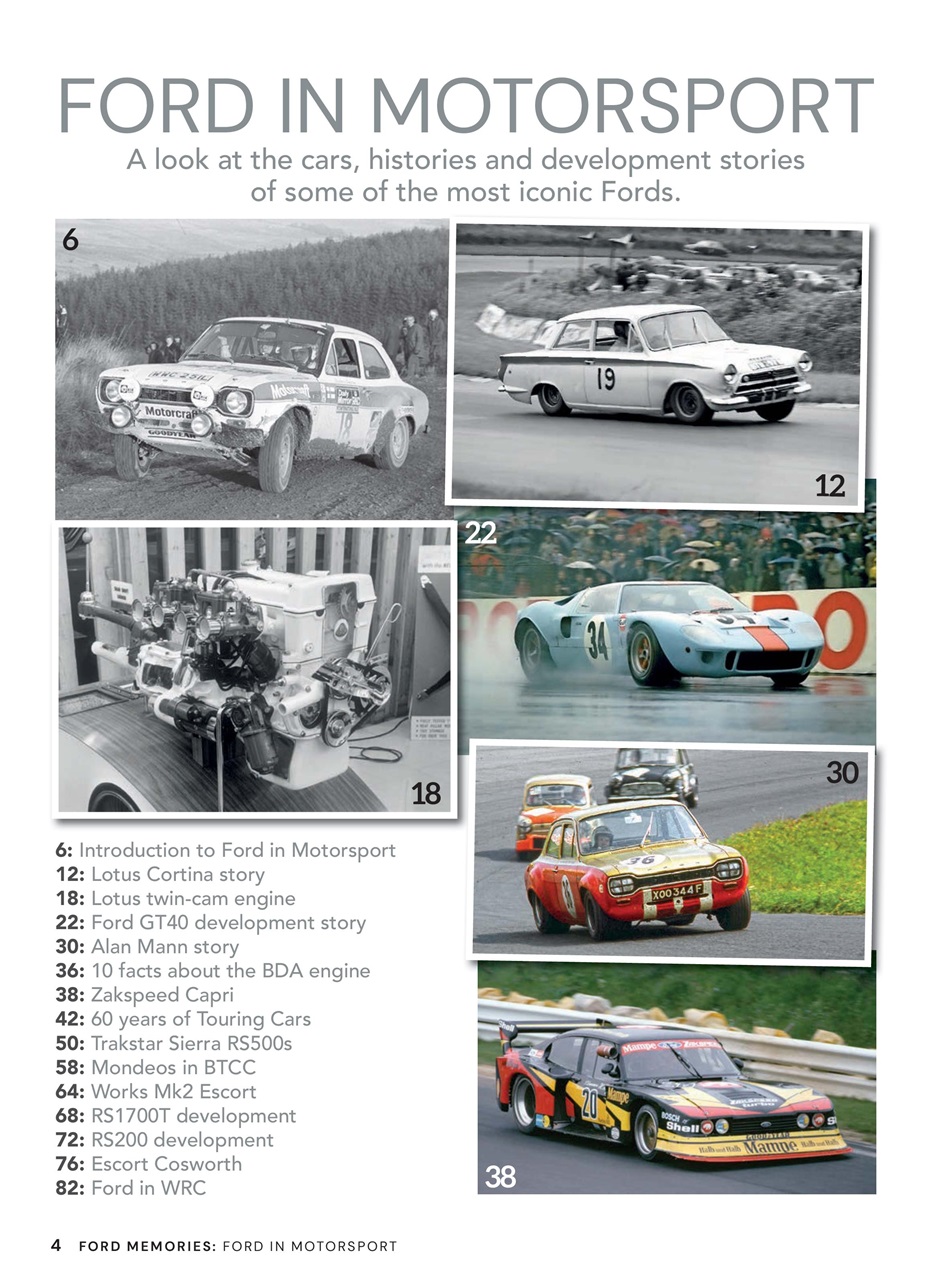 Ford Memories Preview Pages