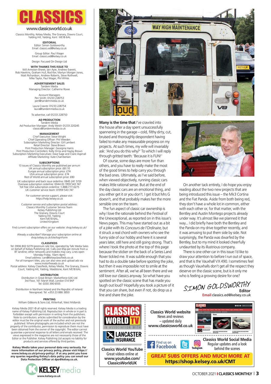 Classics World Preview Pages